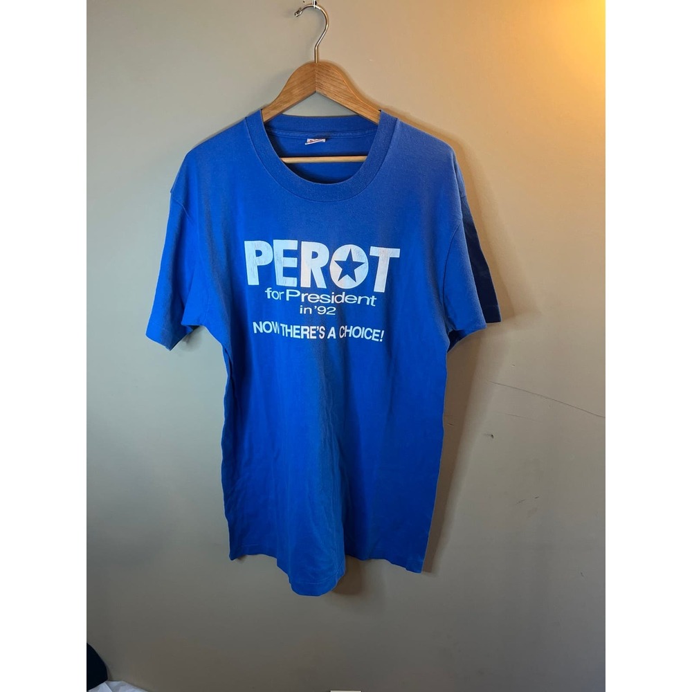 Vintage Perot for President Fruit of the Loom T-Shirt -‎ Mens XL